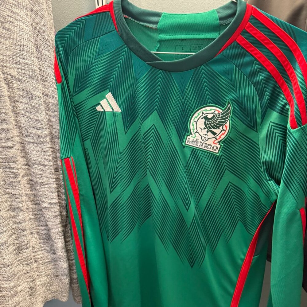 Mexico 23 Long Sleeve Away Jersey